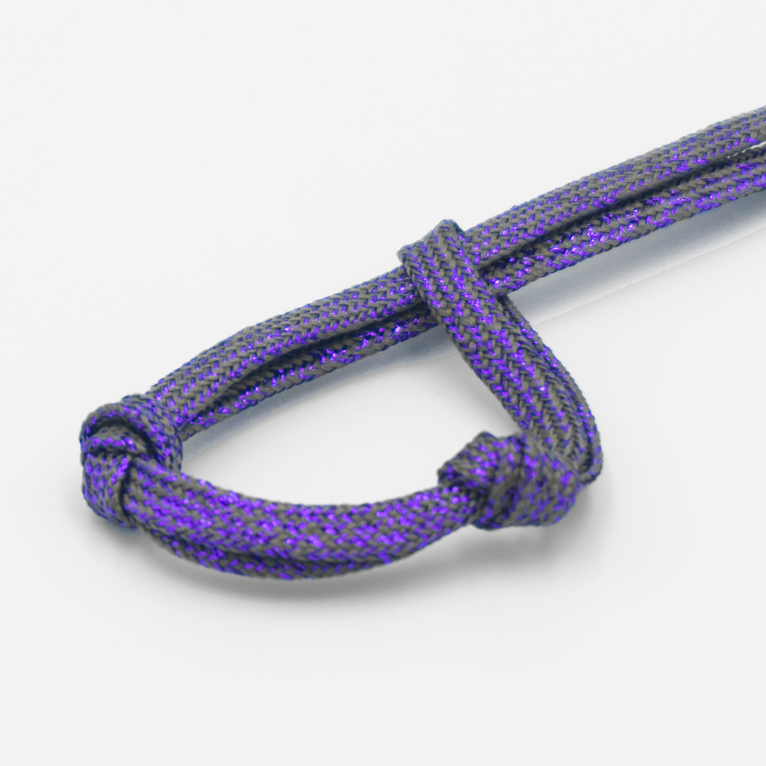 Gris Obscuro/Mezclado/Lurex Morado